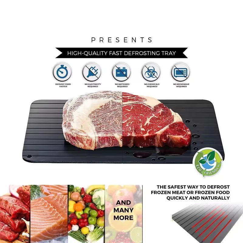 Rapid Thaw Defrosting Tray