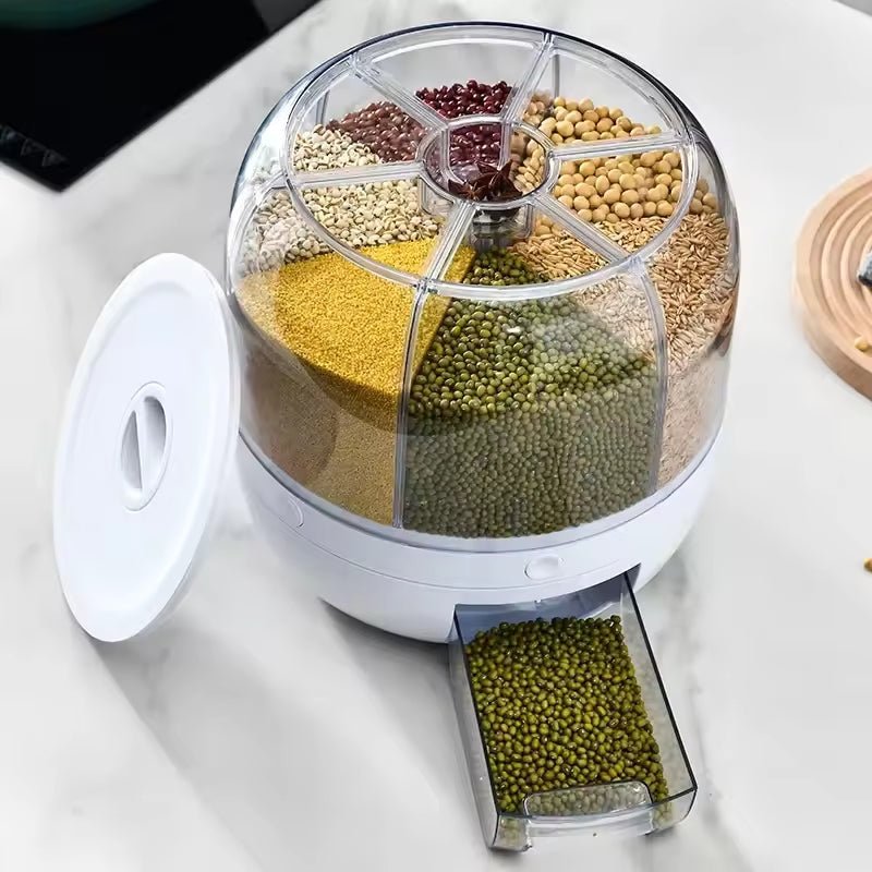 360-Degree Rotating Rice & Grain Dispenser