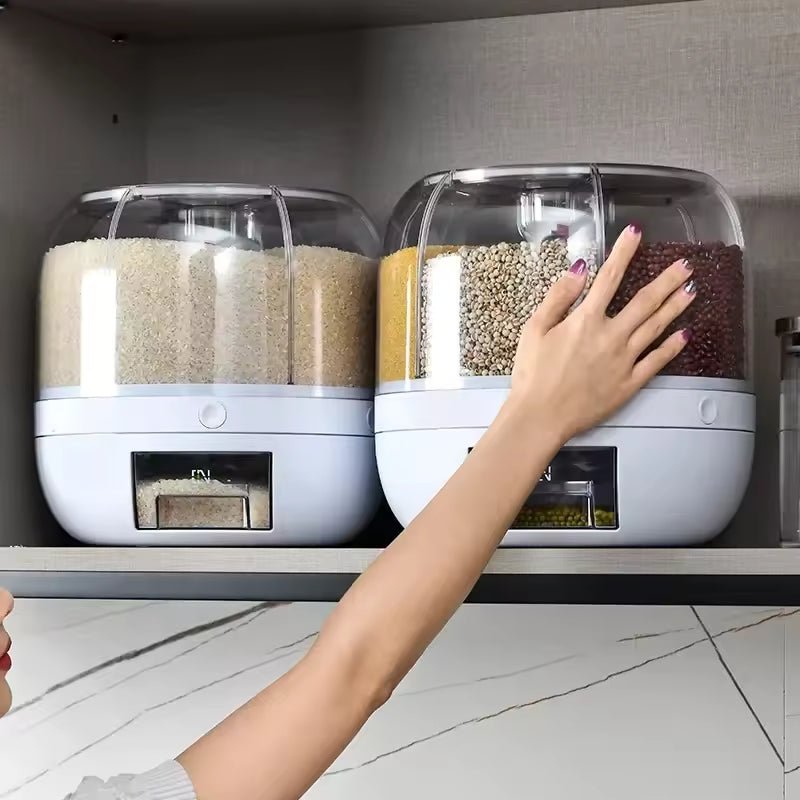 360-Degree Rotating Rice & Grain Dispenser